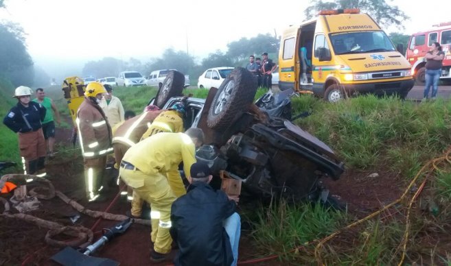 Fatal accidente de tránsito en Katueté