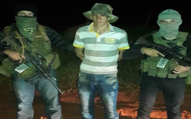 Detienen a cabecilla de grupo criminal que extorsionaba en nombre del EPP
