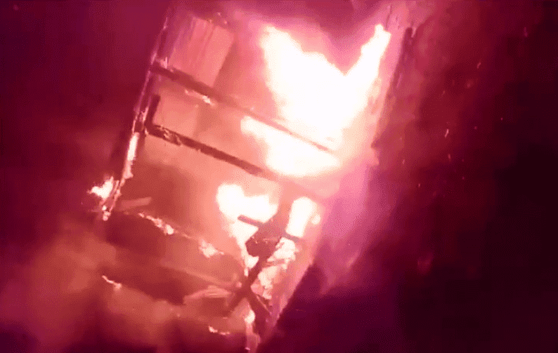 Fatal incendio en Chacarita
