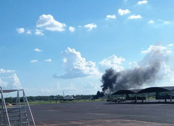 Se estrella avioneta militar