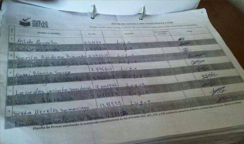 Enmienda: ANR responde denuncias por muertos y planillas “mau”