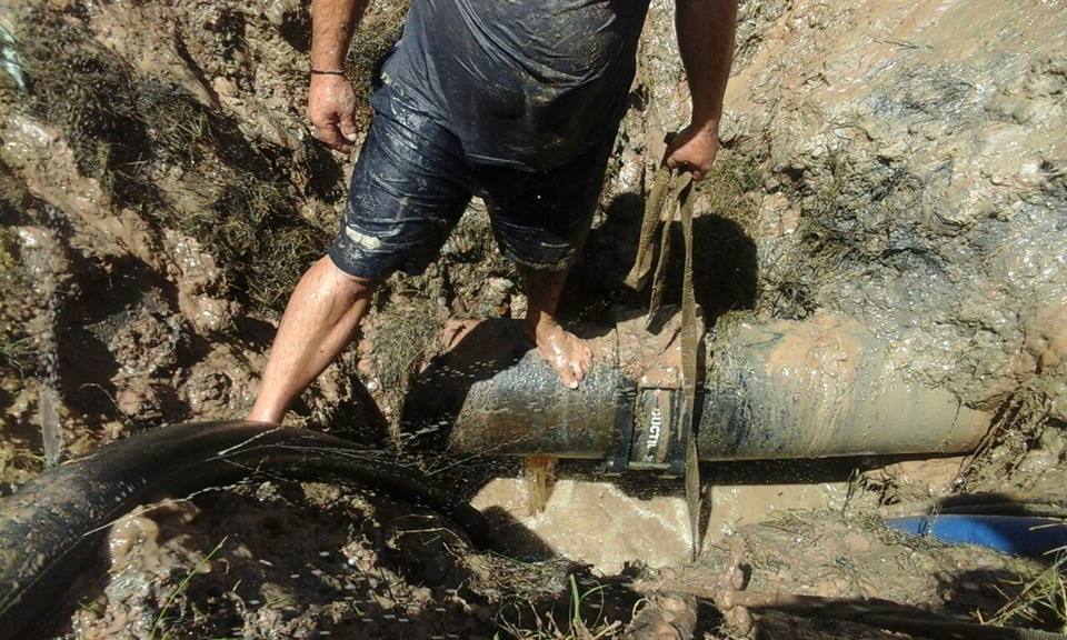 Corte de agua por problemas de aductora
