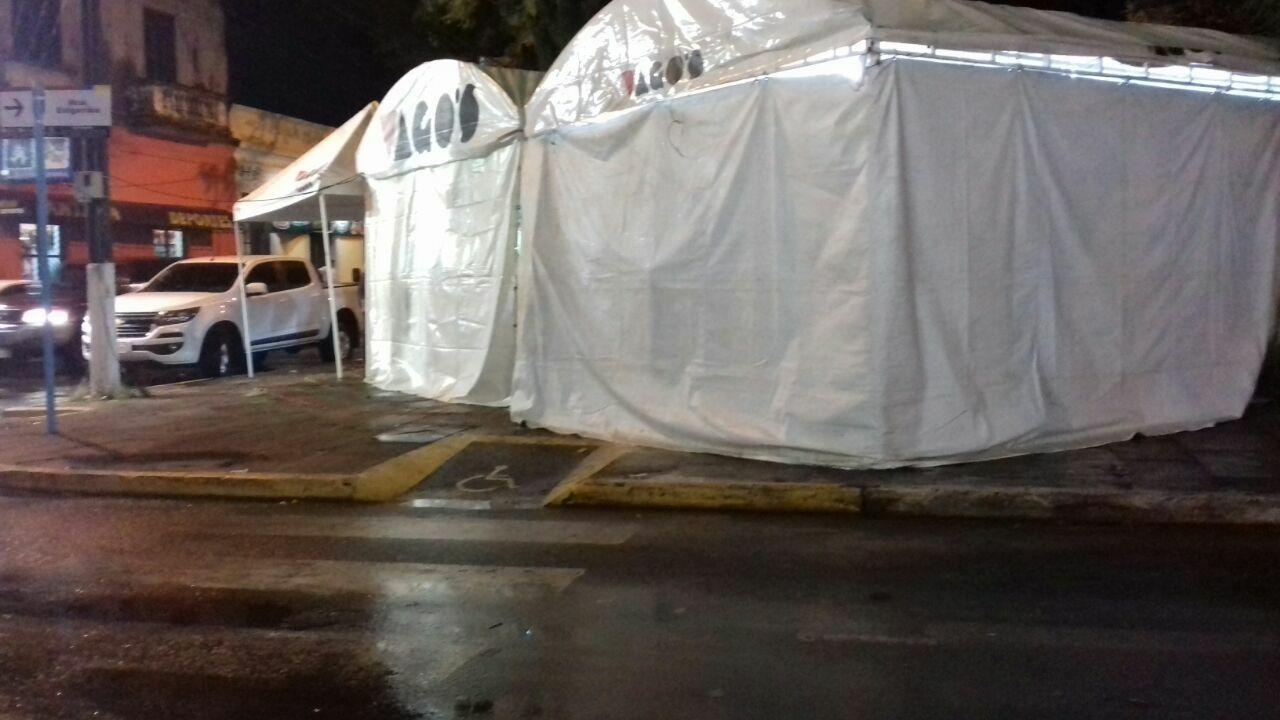 La Municipalidad no abrió el paso a los peatones como se prometió ayer