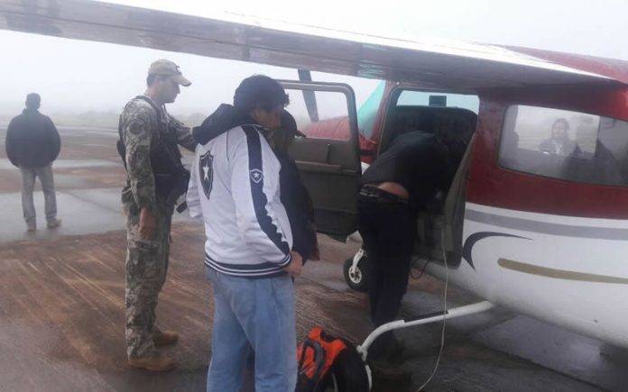 Senad incauta más de media tonelada de cocaína y demora aeronave