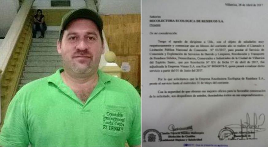 Lic. Luis Boltes presentó denuncia en la fiscalía por presunta nota falsificada