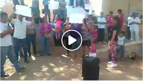 Manifestación en Villarrica por baja condena impuesta a homicida