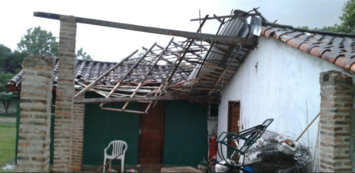Cuantiosos daños materiales dejó tormenta del fin de semana