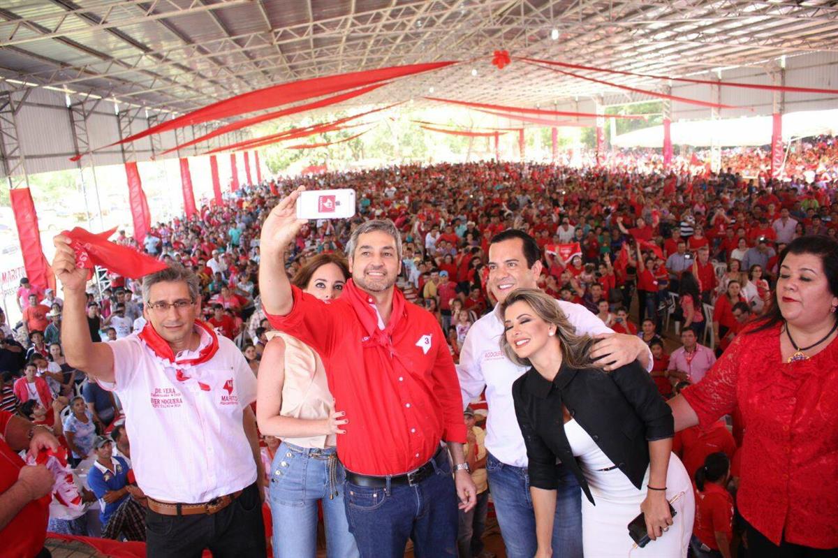 Colorado Añeteté realizó multitudinaria concentración en Villarrica