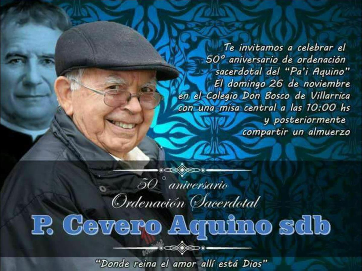 Padre Severo Aquino celebrara 50 años de ordenación sacerdotal