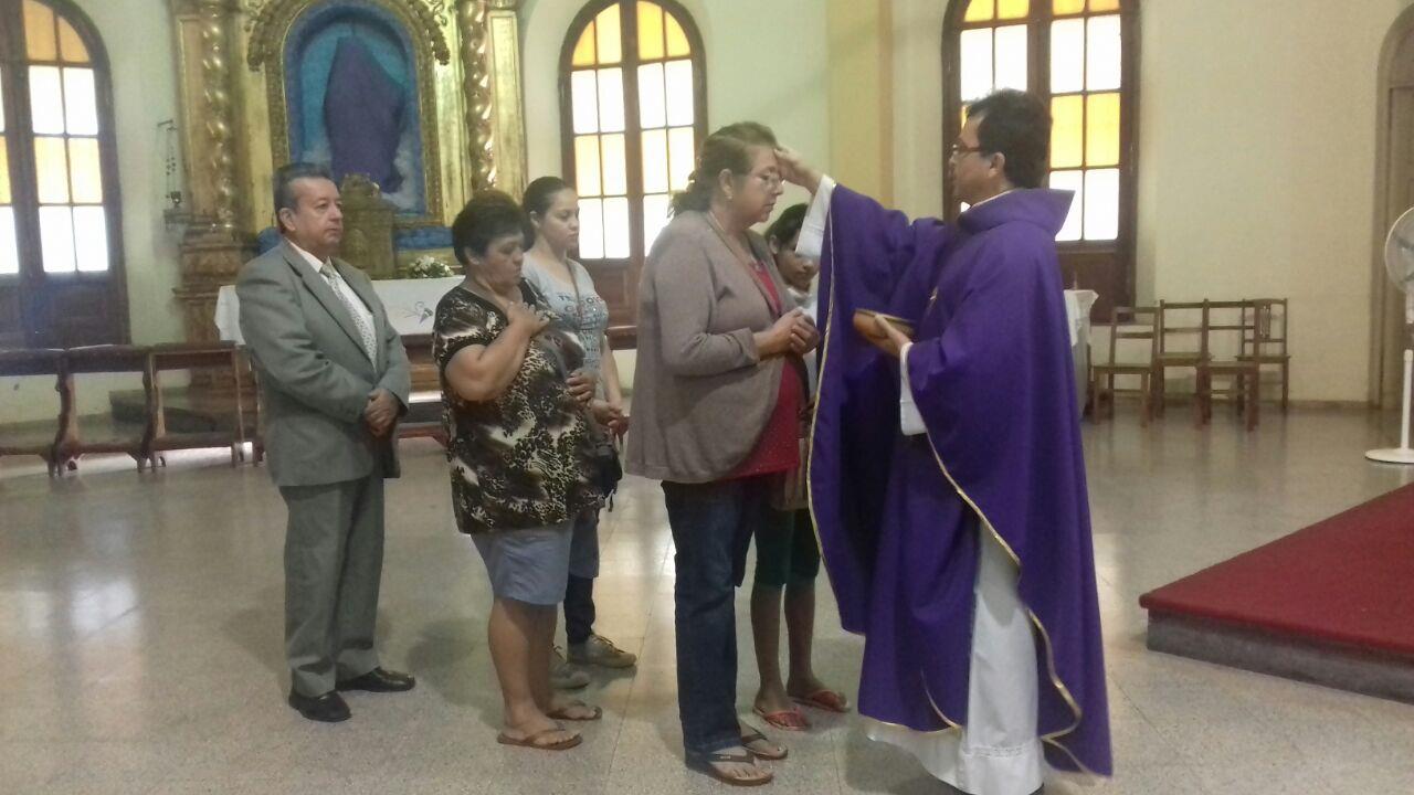 Empezó la cuaresma con el miércoles de ceniza