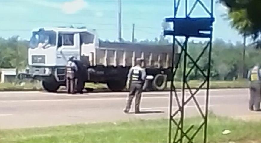 Control de velocidad en Coronel Martínez