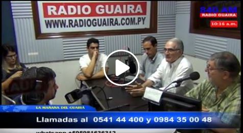 Candidatos de Patria Querida visitaron Radio Guairá