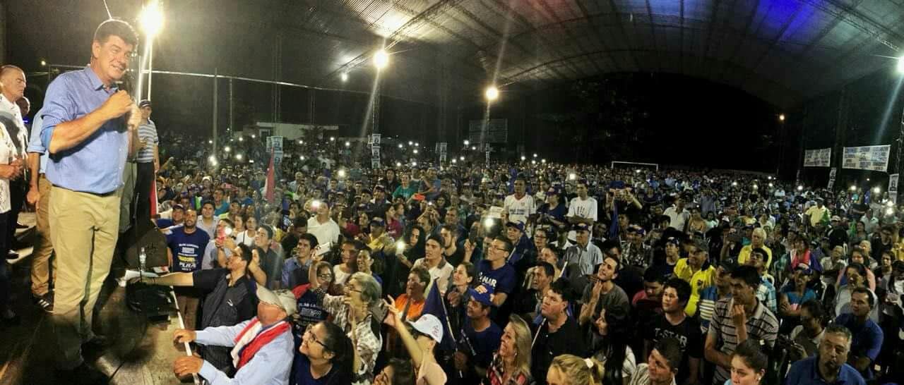Alianza cerró campaña en Acahay