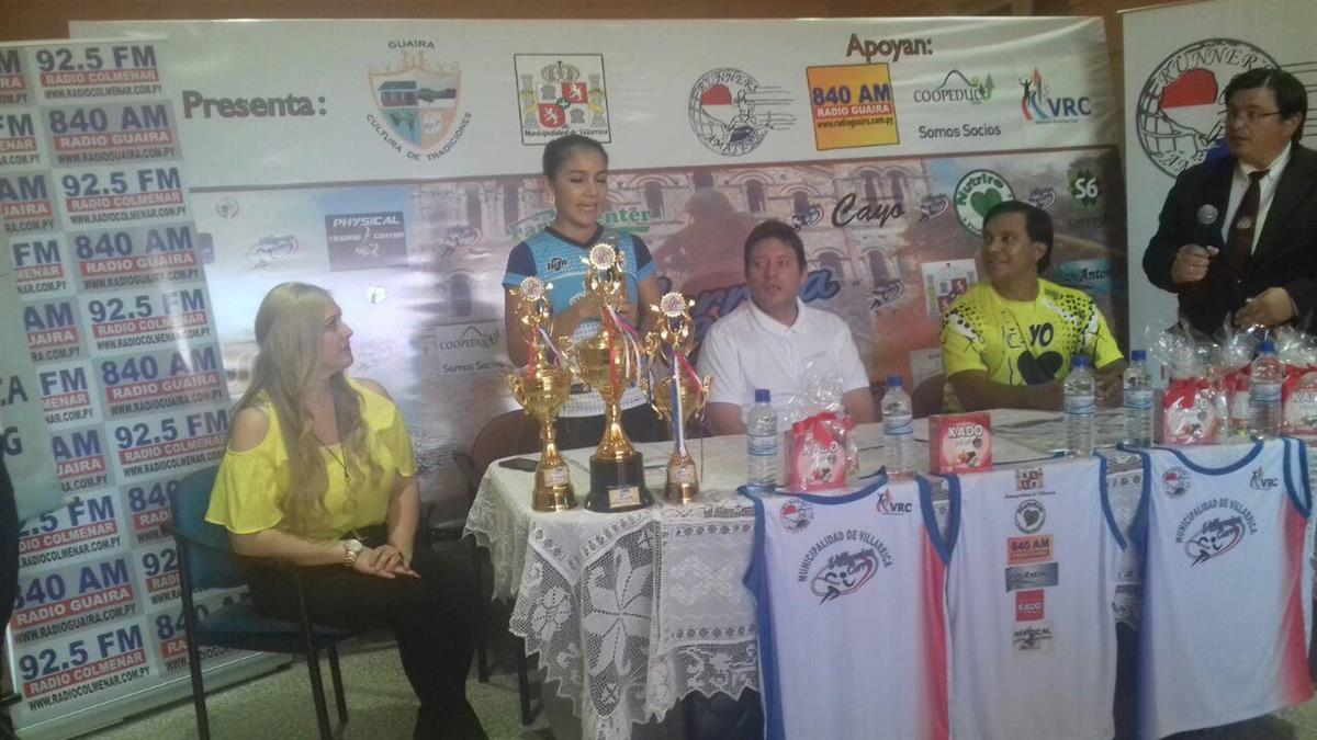 Realizaron lanzamiento de corrida en Villarrica