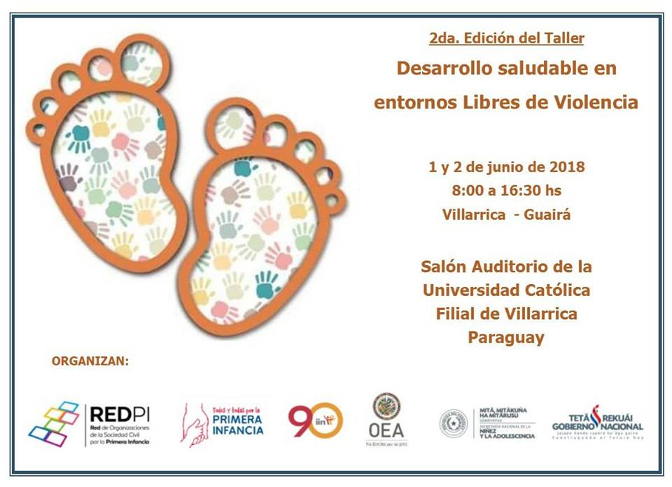 Preparan segundo taller “Desarrollo saludable en entornos libres de violencia”