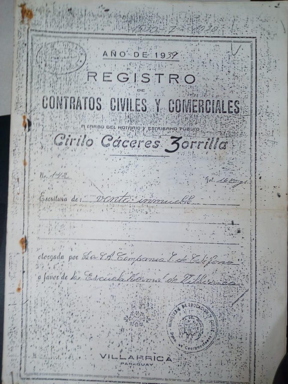 Director de colegio Gimnasio Paulino afirma que hay documentos de 1939 que acreditan propiedad