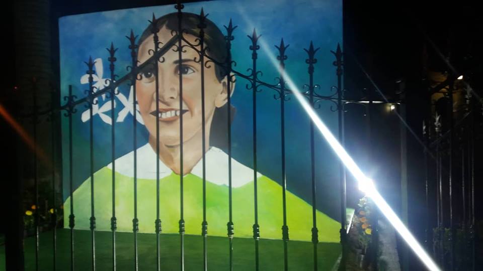 Inauguraron mural de Chiquitunga