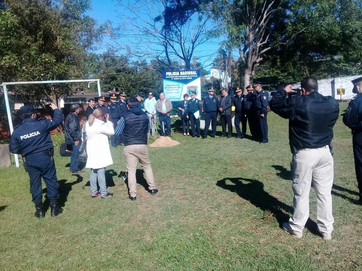 Realizan palada inicial para la construcción de la Comisaría Tercera