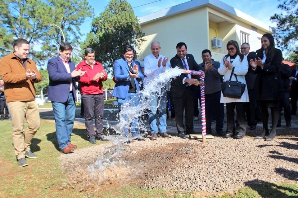 Inauguraron las nuevas aductoras de la Essap en Villarrica
