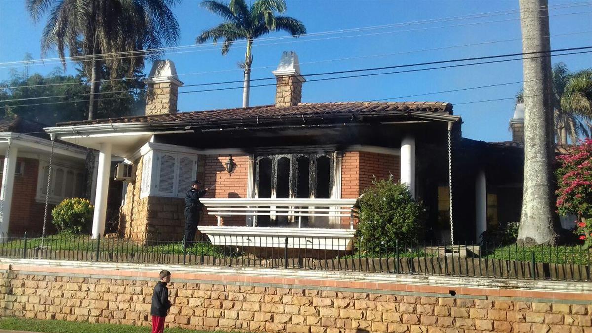 Incendio de Vivienda en Villarrica