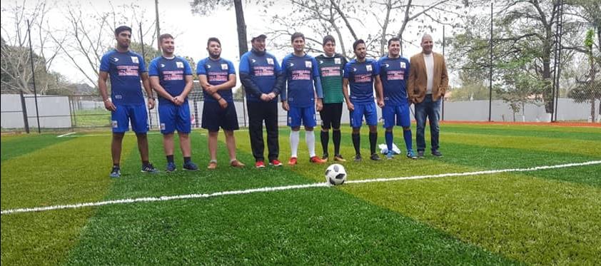 Inauguraron cancha sintética en el parque Manuel Ortíz Guerrero