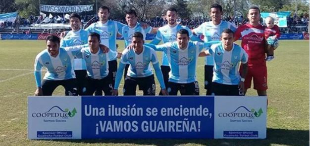 Guaireña Goleó 3-0 a River Plate