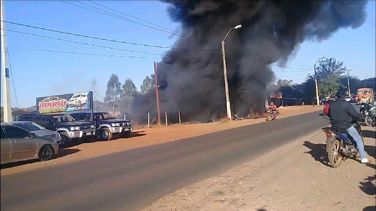 Incendio de cubiertas se produjo ayer en Villarrica