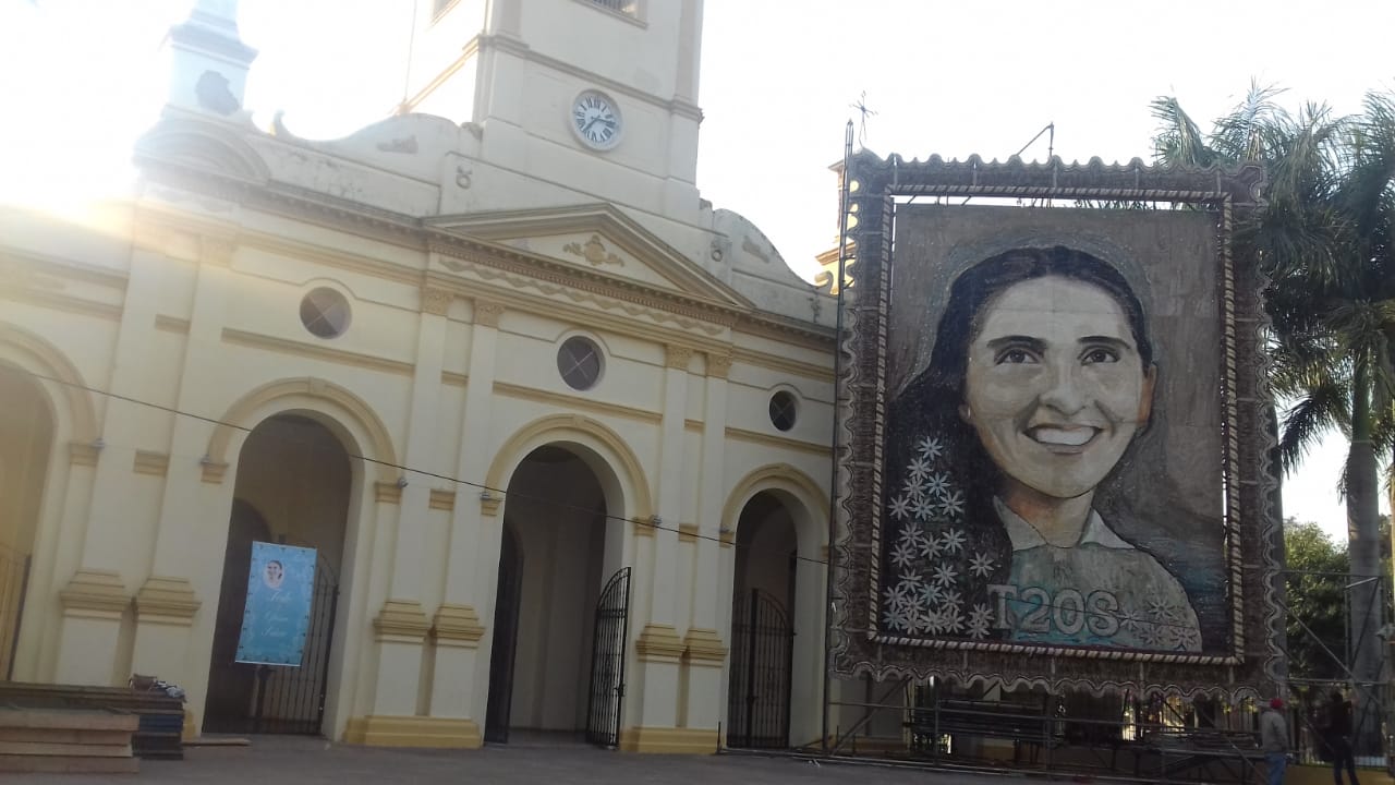 Retablo de Chiquitunga ya está en Villarrica