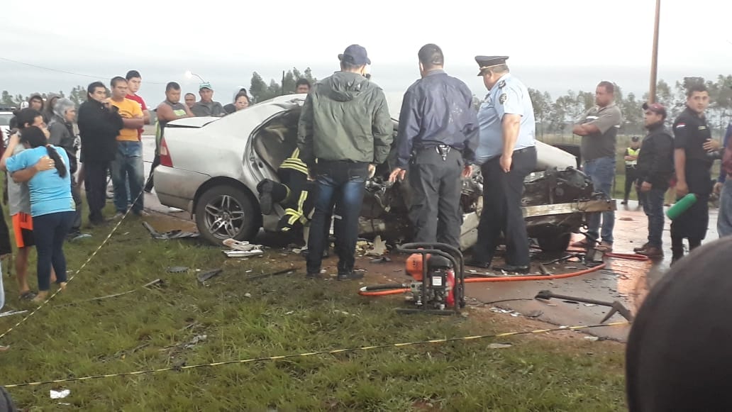Accidente fatal en Félix Pérez Cardozo