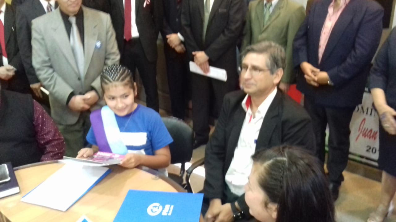 Niña Gobernadora asumió su cargo por un día