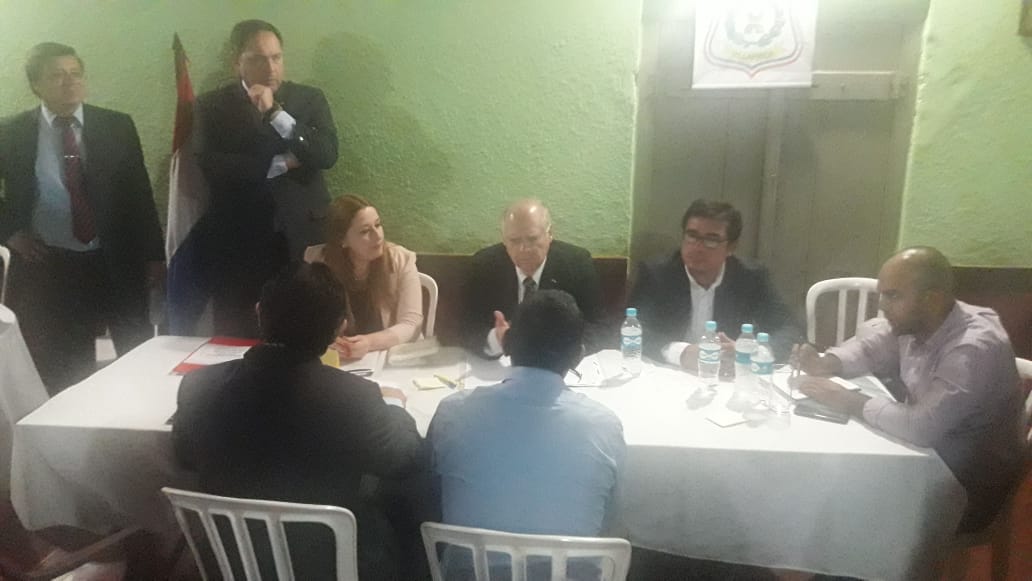 Autoridades judiciales realizaron visita a la penitenciaría de Villarrica
