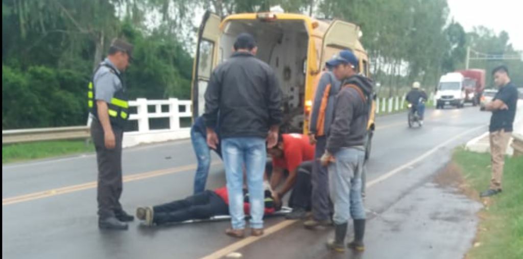 Accidente de  tránsito entre Mbocayaty y Villarrica