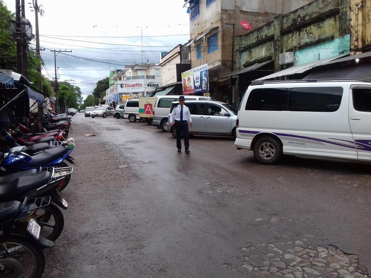 Implementan «Estacionamiento en batería» en Villarrica