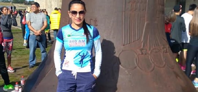 LA ATLETA CARMEN RIVERA PARTICIPÓ DE UNA CARRERA EN BERLÍN