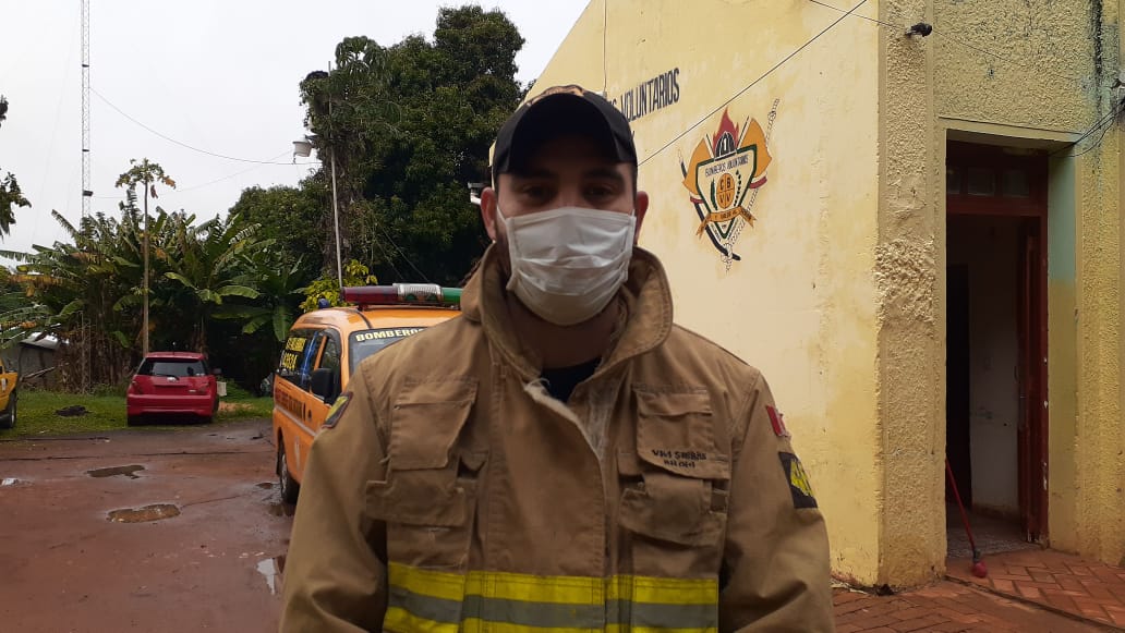 Incendio en predio de la Segunda División.