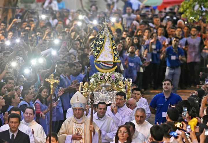 Imagen de la Virgen de Caacupé realizaría gira por departamentos.