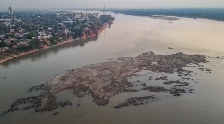 Islote descubierto en Ita Pytã Punta es parte de un volcán
