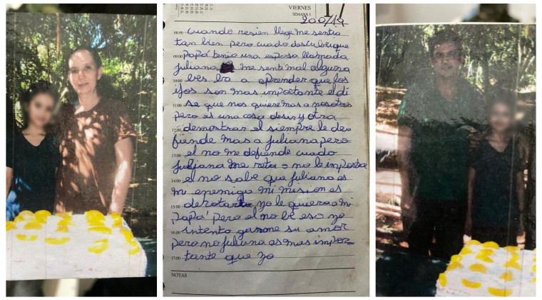 Exponen diario de la niña abatida: “Yo quisiera no haber nacido”