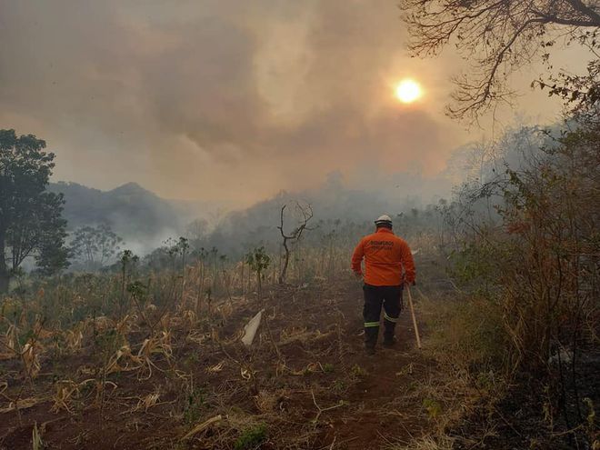 Incendios en Reservas de Yvytyruzu.
