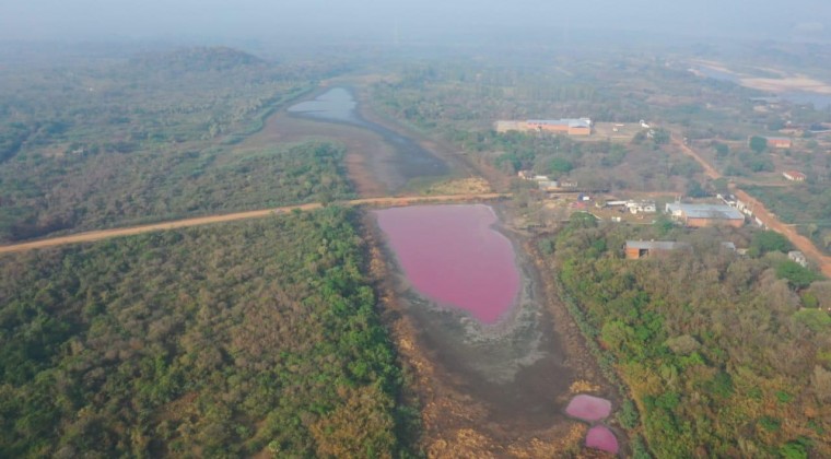 Sequía afecta a Laguna Cerro de Limpio