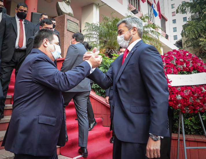 Convención: Mario Abdo y Cartes acordaron tener un proceso de pacificación, confirma Ovelar.