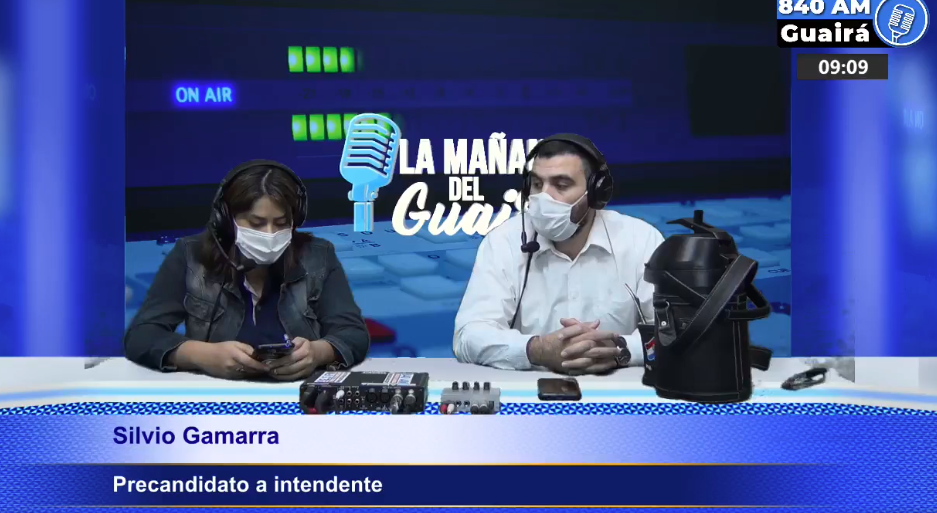 El Ing. Silvio Gamarra estuvo hablando de los proyectos que tiene preparado para trabajar si llega a la Intendencia.