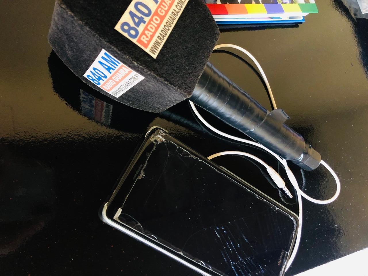 Periodista de Radio Guairá Am recuperó sus pertenencias que fueron robadas esta mañana.