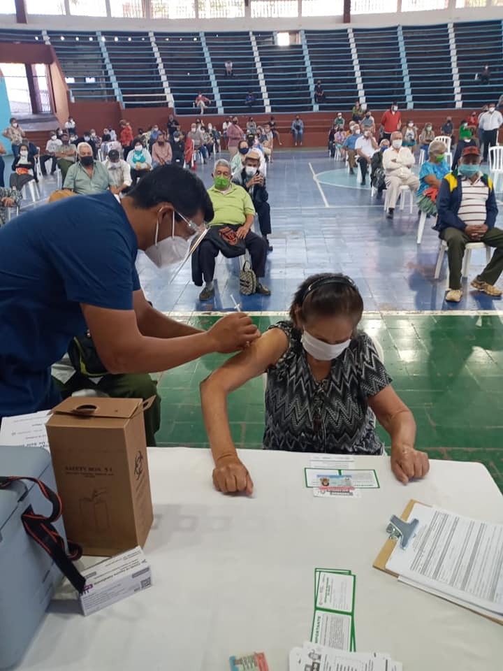 Vacunación COVID19 en el Departamento del Guairá