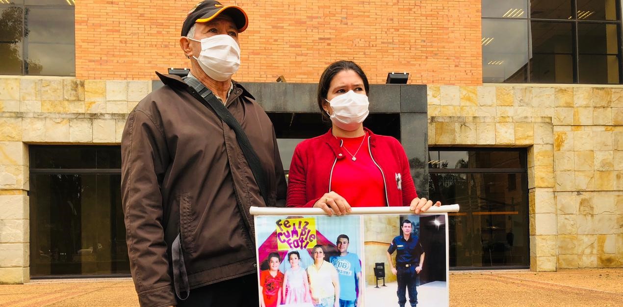 Familiares piden justicia en el caso del cuádruple homicidio ocurrido en el año 2018.