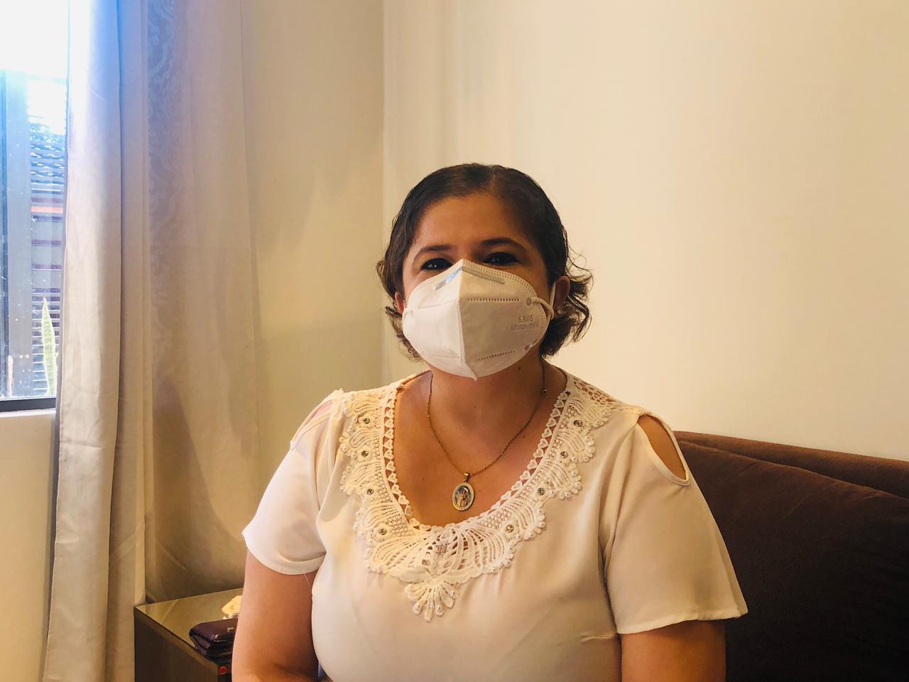 Licenciada recuperada de covid-19 contó su experiencia.