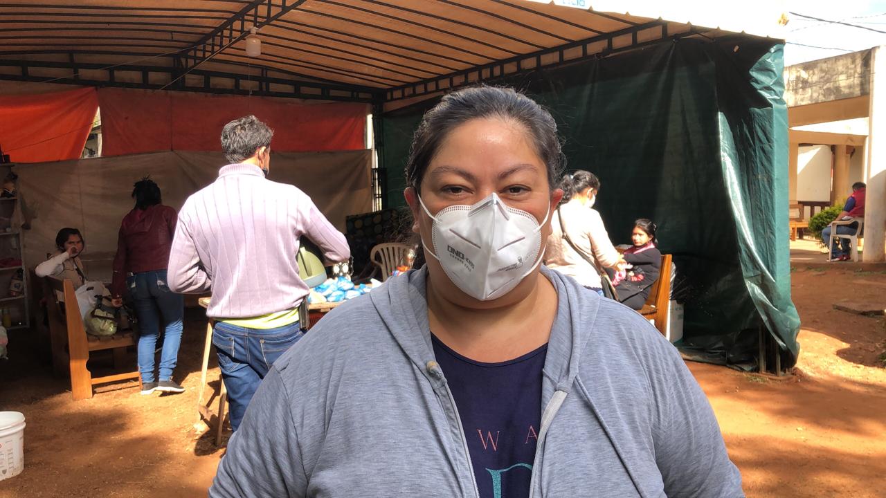 Destacan la solidaridad de las personas que se encuentran en la carpa del Hospital Regional de Villarrica.