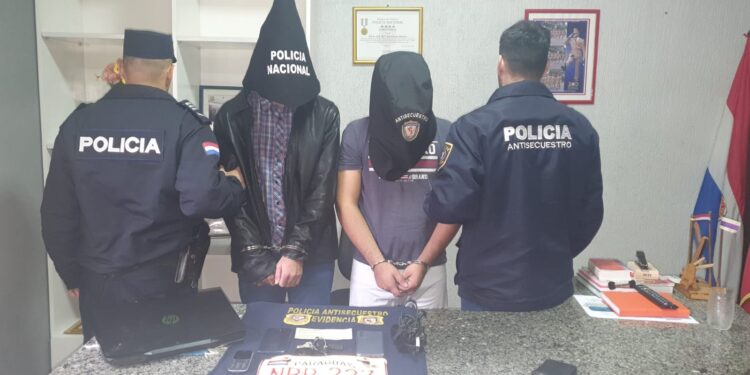 Detienen a dos personas por supuesto hecho de secuestro.