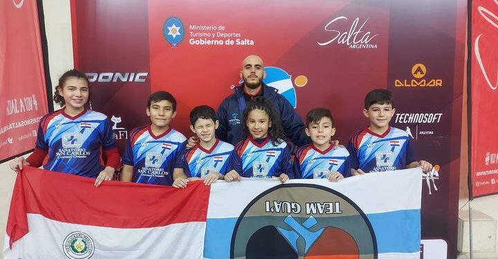 Guaireños marcan presencia en Torneo Sudamericano de Tenis de Mesa en Salta – Argentina.