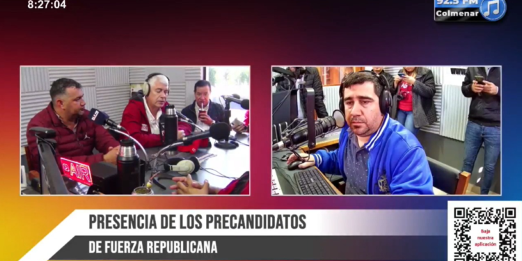 Arnoldo Wiens visitó Estudios de Radio Colmenar 92.5 FM.